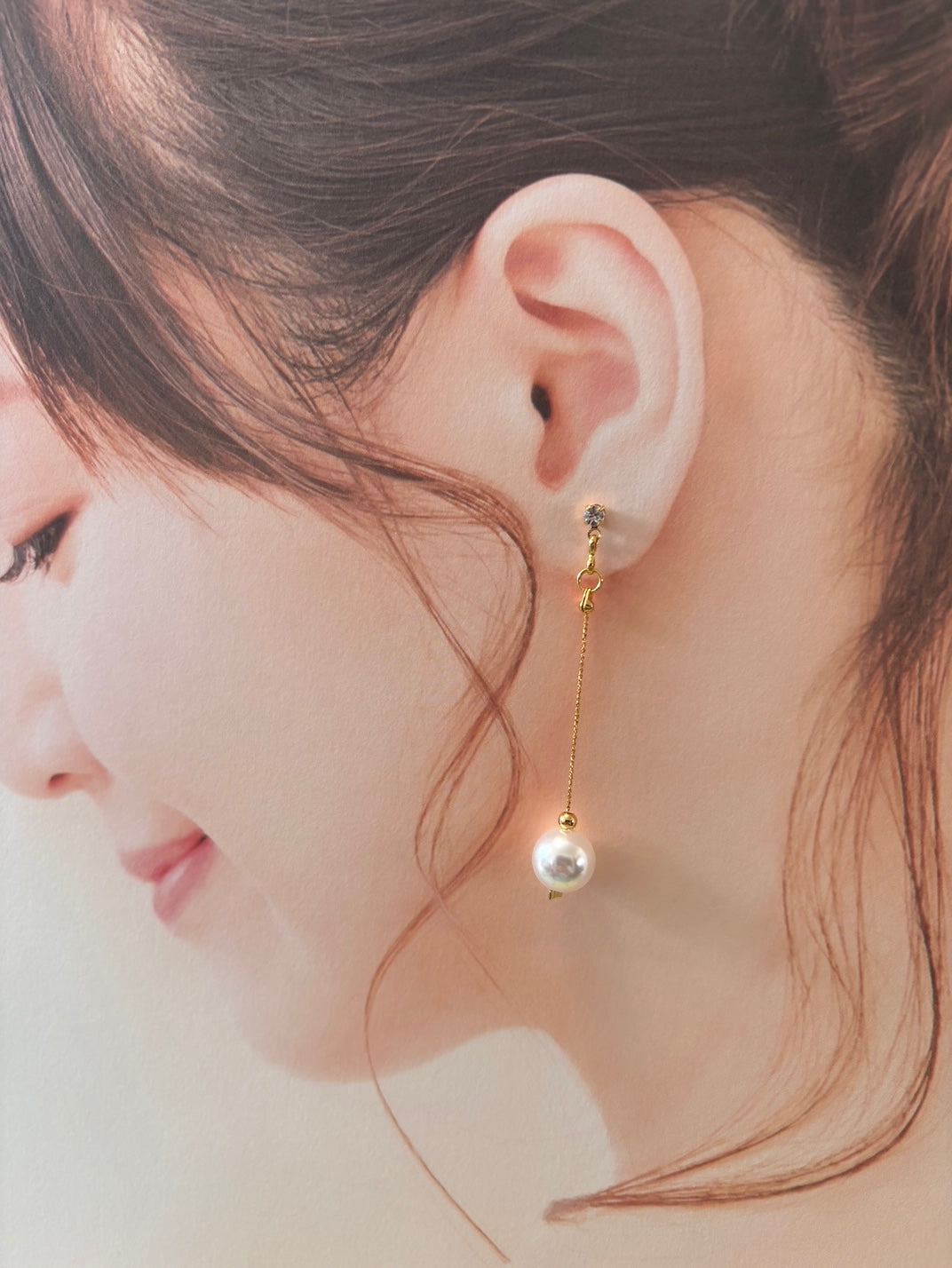 真珠ピアス